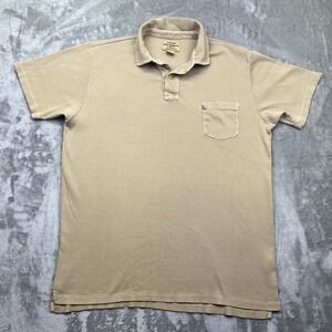 VTG Polo Jeans Co. Polo Shirt Ribbed Knit Pocket Casual Top XXL Boho Golf 1990's